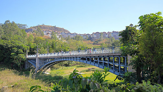 惠州博罗哈施塔特小镇的大桥