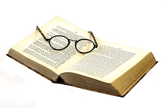 眼镜,书,文字