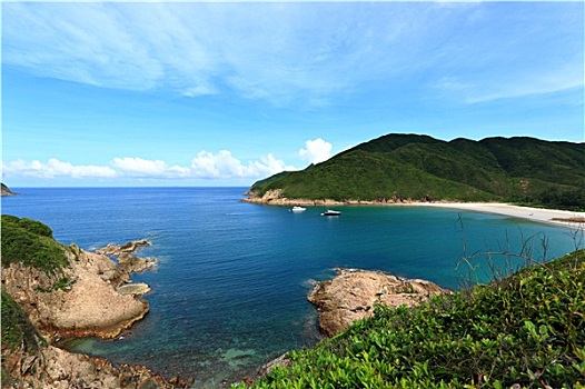 海滩,香港