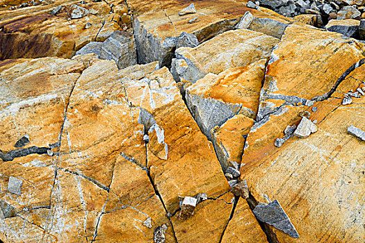石头,冰河,半岛,格陵兰东部,格陵兰