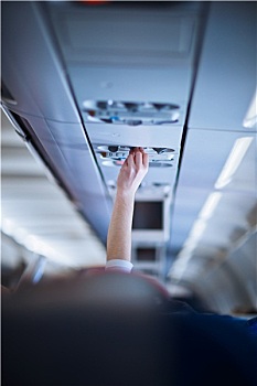 乘客,调整,空调,飞机