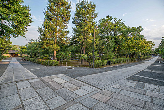 日本京都建仁寺寺院园林