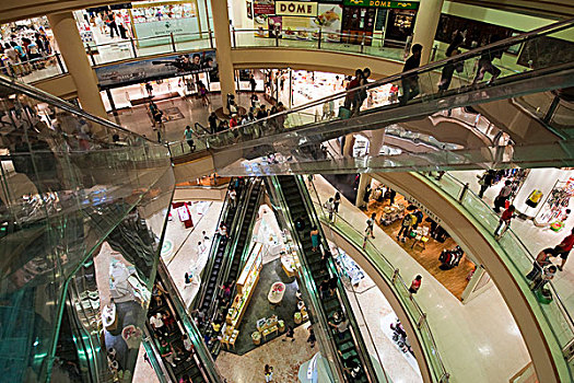 游客,本地人,购物,购物中心,新加坡,东南亚