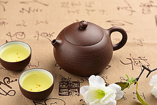 紫砂茶壶茶杯茶具方壶茶文化茶艺