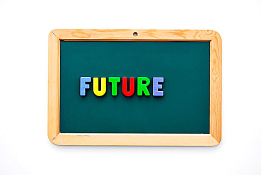 未来,书写,彩色,磁性,文字,黑板