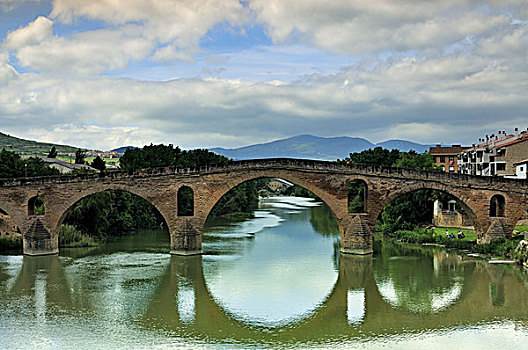西班牙,道路,中世纪,桥