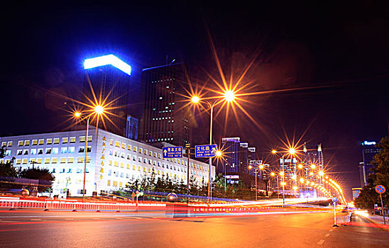 城市,道路,夜晚