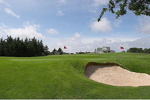 高尔夫球场,小湾,爱德华王子岛,加拿大