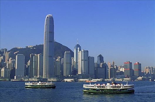 中国,香港,城市天际线