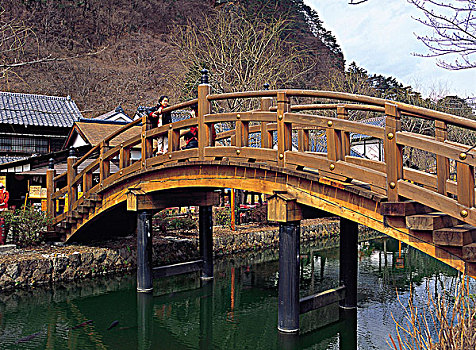 木桥,主题公园,日本