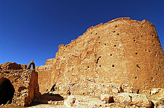 libya,nalut,old,stone,castle