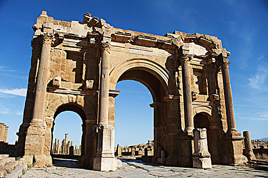 拱形,提姆加德,靠近,阿尔及利亚