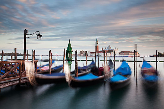 小船,圣乔治奥,马焦雷湖,背影,广场,威尼斯,意大利,欧洲