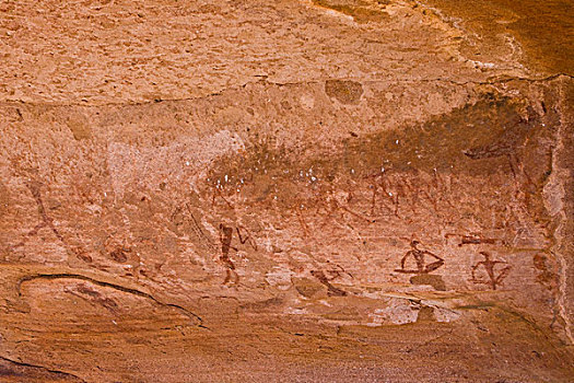 岩画,原住民,场所,著名,白色,女士,山,纳米比亚