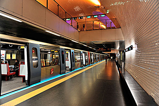 地铁站,里斯本,葡萄牙,欧洲
