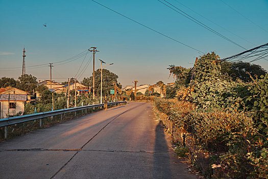 长沙市夏季望城区靖港古镇,小汉口,历史文化村风景