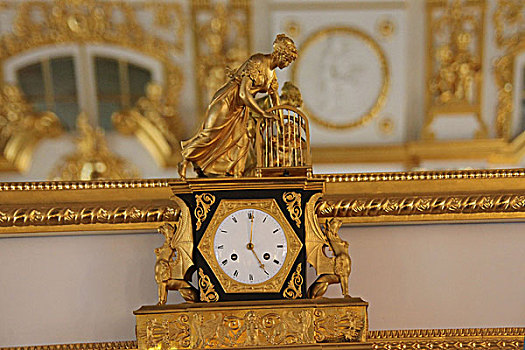 圣彼得堡皇宫内景珍宝装饰古董等