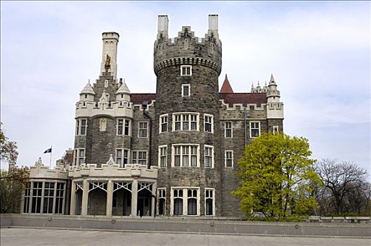 卡萨罗玛城堡,城堡,旅游胜地,多伦多,安大略省,加拿大,北美