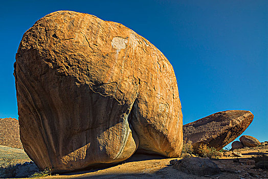 大,漂石,里希特斯韦德国家公园,南非