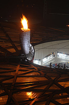 奥运场馆－鸟巢体育场的主火炬
