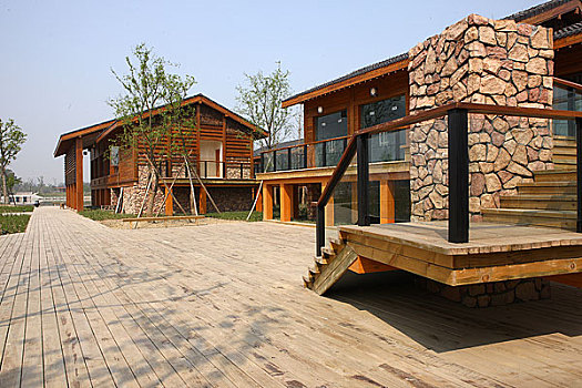 杭州西溪湿地,木屋