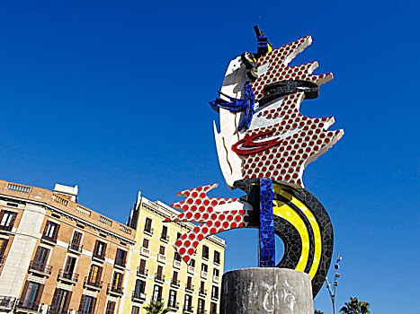 帽,巴塞罗那,头部,建筑,利希滕斯坦,加泰罗尼亚,西班牙,欧洲