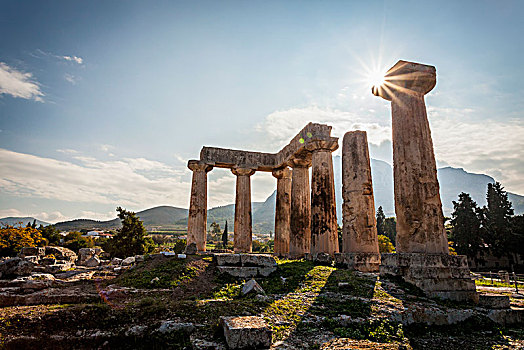 阿波罗神庙,科林斯地峡,希腊
