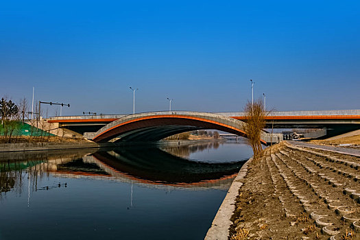北京市通州区北运河通惠河桥梁建筑