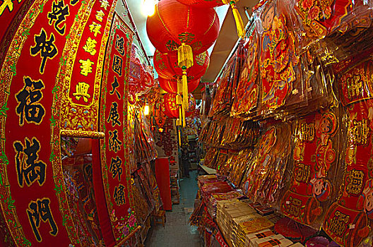 东南亚,中国,香港,街边市场,商品