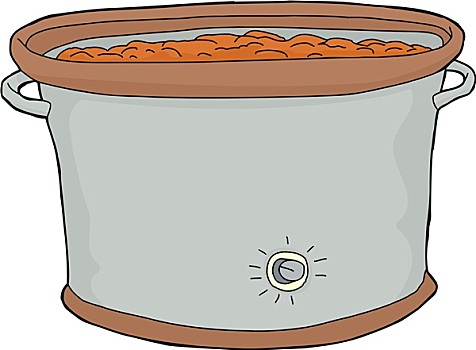 瓦罐,容器,食物