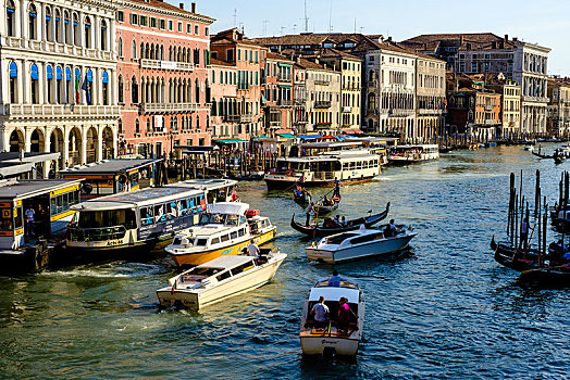 泛舟,大运河,停止,威尼斯,威尼托,意大利,欧洲