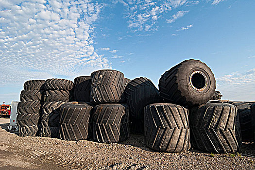 轮胎,普拉德霍湾,阿拉斯加,美国