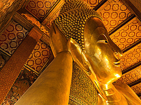 金色,佛教,雕塑,曼谷,泰国