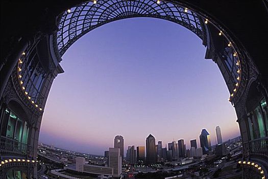 摩天大楼,城市,德克萨斯,美国
