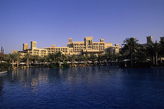 阿联酋,迪拜,酒店,水池