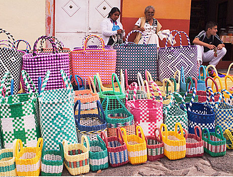 篮子,出售,市场,莫雷洛斯,墨西哥