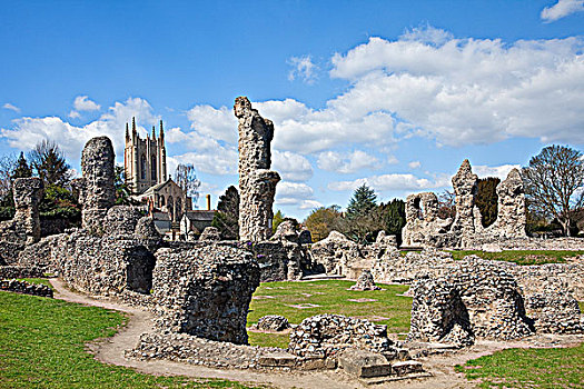 英格兰,掩埋,遗址,教堂,11世纪,12世纪,世纪,大教堂