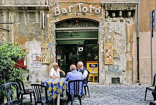 酒吧,犹太区,少数族裔区,罗马,拉齐奥,意大利,欧洲