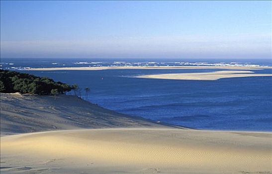 法国,阿基坦,匹拉沙丘地区,沙丘