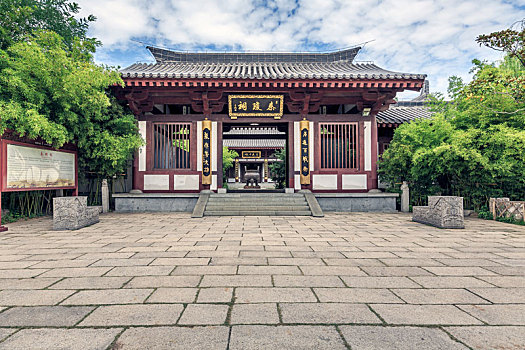 中國山東省濟南五龍潭秦瓊祠