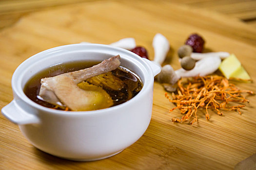 干茶树炖老鸽,鸽子汤,茶树菇,汤,营养,美味,养生,高汤,鸽子
