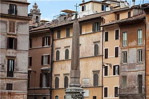 罗马,老,房子,广场