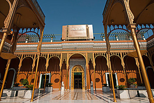 正门入口,万豪酒店,开罗,埃及,北非