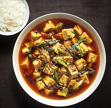 豆腐,辛辣,豆腐食品,四川,食物