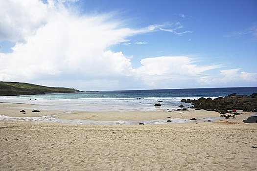 海滩,圣艾芙,康沃尔,英格兰,英国