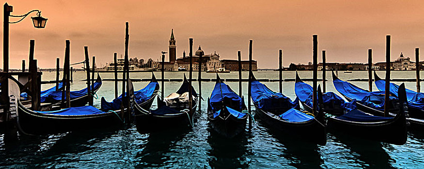 意大利,威尼斯,小船,圣乔治奥,马焦雷湖