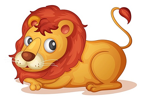 狮子,插画