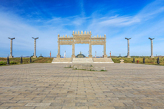 中国河北省丰宁县京北草原大汗行宫景区