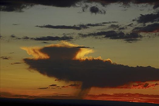 云,空中,科罗拉多,美国