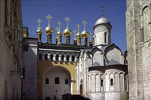 教堂,长袍,克里姆林宫,莫斯科,俄罗斯